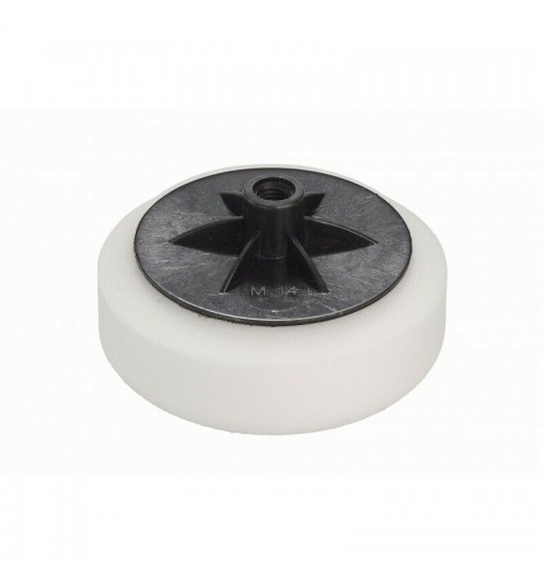 FAST MOVERS WHITE HARD COMPOUND POLISHING BUFF HEAD PAD 150 X 50MM